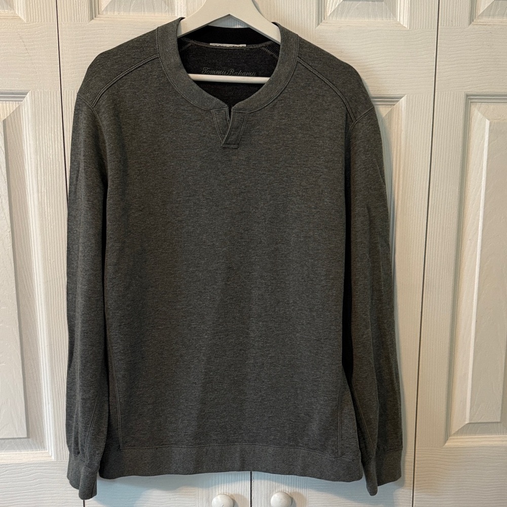 Tommy Bahama Men's Grey Flipview Abaco Shirt Sz M